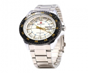 NF9054 - Silver Stainless Steel Analog Watch for Men