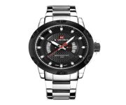 NF9085 - Silver Stainless Steel Analog Watch for Men