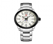 NF9084 Silver Stainless Steel Analog Watch for Men - Stylish and Durable Timepiece | Buy Now on Our E-commerce Website