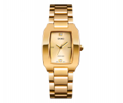 SKMEI 1400 Golden  Stainless Steel Analog Watch For Women - Golden