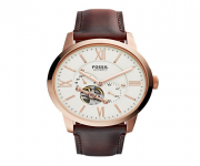 ME3105 - Brown Leather Chronograph Watch for Men