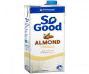So Good Almond Vanilla 1Litre - Natural and Delicious Dairy-Free Alternative