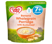 Cow & Gate Banana Wholegrain Porridge Baby Cereal From 7 Month 200gm