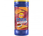 Lays Stax Mesquite Barbecue 155.9gm: Irresistible Smoky Flavor for Snack Lovers