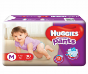 Huggies Wonder Pants Bubble Bed M - 38 pcs (7-12 Kg) - Buy Now for Ultimate Comfort and Dryness!