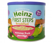 Heinz First Steps Summer Fruit Porridge 7+ Months 240gm - Nourishing Blend for Growing Babies