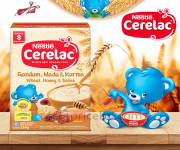Nestle Cerelac Wheat, Honey & Dates - 250 gm | Authentic Malaysia Product for Optimal Nutrition