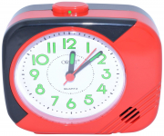 TBB-207 Beep Alarm Clock - Red: Waking Up in Style and on Time