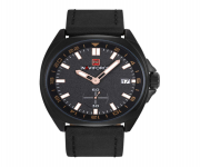 Naviforce NF9104 PU Leather Analog Watch for Men