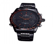 Introducing the Sleek and Sophisticated Black Stainless Steel Men's Wrist Watch