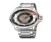 Silver Stainless Steel Analog Wrist Watch for Men