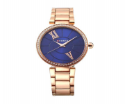 CURREN 9014 - RoseGold Stainless Steel Analog Watch for Women - Blue