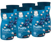 Gerber Blueberry Puffs - Healthy and Delicious Snacks for Baby