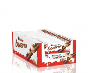 Kinder Bueno Box: Regular Size, 30 Pieces for Sale on Our E-commerce Website