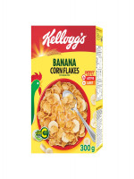 Kellogg's Real Banana Corn Flakes: 300gm - Nutritious and Delicious Breakfast Option