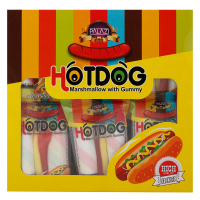 Palazi Hotdog Marshmallow with Gummy 360gm