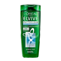 L'Oreal ELvive Phytoclear Anti Dandruff 2 in 1 Shampoo 400ml: Banish Dandruff with this Powerful Hair Care Solution!