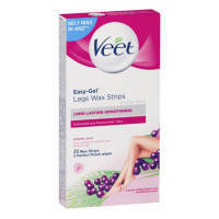 Veet Easy Gel 20 Wax Strips: Achieve Lasting Smoothness for Normal Skin