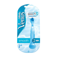 Venus Close & Clean Razor by Gillette + 2 Blades - The Perfect Shave for Smooth and Silky Skin