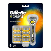 Gillette Fusion Proshield Flexball Razor & 8 Blades Chill