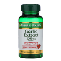 "Nature's Bounty Garlic Extract 1,000mg - Boost Your Health Naturally with Rapid Release Softgels"