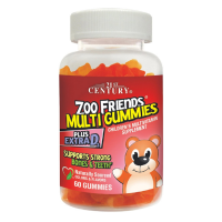 21st Century Zoo Friends Multi Gummies Plus Extra D3 60 gummies