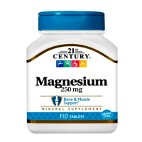 21st Century Magnesium 250mg 110 Tablets