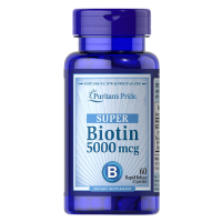 "Biotin Boost: Puritan’s Pride Super Biotin 5000mcg Capsules - Unleash Your Hair, Skin, and Nail Potential!"