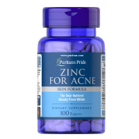 Puritan's Pride Zinc For Acne 100 Tablets