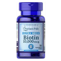 Puritan's Pride Biotin 10000mcg Softgels: Boost Hair, Skin & Nail Health | Shop Now!