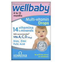 Vitabiotics Wellbaby 4-12 Months Multi-Vitamin Drops: Essential Nutrients for Healthy Development
