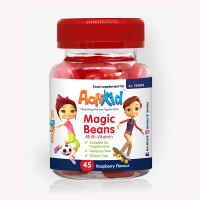 ActiKid® Magic Beans Multi-Vitamin Raspberry Flavour 45 pieces – Boost Your Child's Health with Delicious Raspberry Flavored Multi-Vitamin Magic Beans