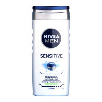 NIVEA MEN Sensitive Shower Gel 250ml - Gentle Care for Delicate Skin