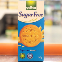 Gullon Sugar-Free Digestive Biscuits 245G - Guilt-Free Snacking at its Finest!