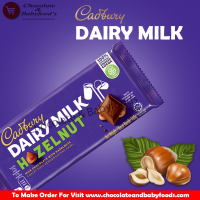 Cadbury Dairy Milk Hazelnut Chocolate Bar 160G - Indulge in Creamy Milk Chocolate with a Nutty Twist