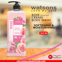 Watsons Rose Cream Body Wash 1000ml