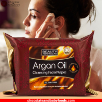 Beauty Formula Argan Oil Cleansing Facial Wipes 30wipes