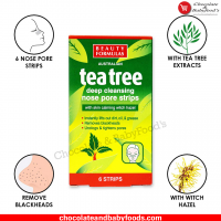 Beauty Formula Australian Tea Tree Deep Cleansing Nose Pore Strips 6 Strips