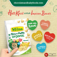 Milna Natural Puffs Organic Banana 15G