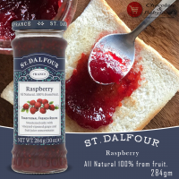 Deliciously Sweet: ST. Dalfour Raspberry Jam 284gm - Perfect Jam For Your Morning Toast