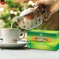 Twinings Pure Green Tea - 50g Pack with 25 Tea Bags | Buy Online Now!