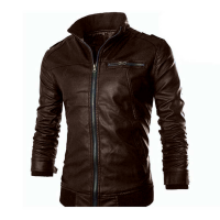 Gents Full Artificial Leather Jacket - Vip1 Black | Jacket