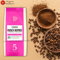 Tesco French Intensely Dark Roast & Ground Coffee | 227G | Exquisite and Aromatic