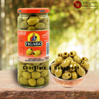 Deliciously Tangy Figaro Pitted Green Olives - 340g: Your Perfect Snack Companion!