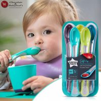 Tommee Tippee Explora Soft Tip Weaning Spoons 4m+, 5 Spoons