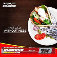 Diamond Aluminum Foil: High-Quality 37.5sq.ft Kitchen Essential | Buy Online