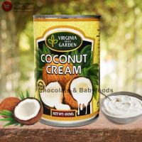 Virginia Green Garden Coconut Cream 400ml - Pure Refreshment for Cooking and Baking