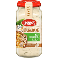 Leggo's Tuna Bake Spinach & Garlic Pasta Bake 500g