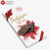 Deliciously Rich Belgian Dark 72% Chocolate Bar - Indulge in Pure Decadence