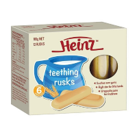 Heinz Teething Rusk 100g: The Perfect Solution for Soothing Your Little One's Teething Woes!